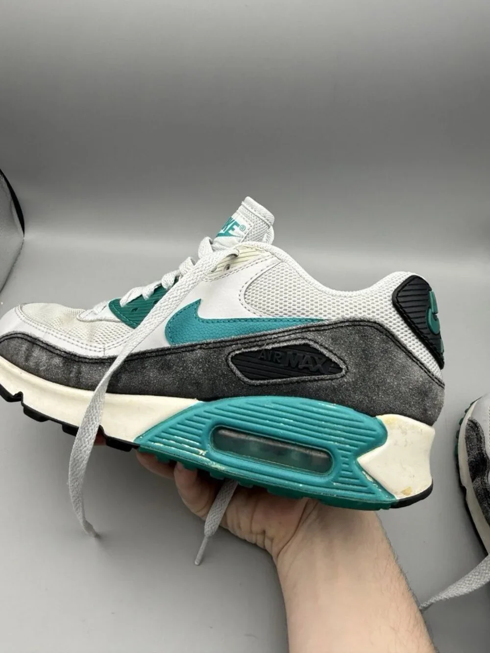 NIKE Air Max 90 Essential Emerald 616730-017 Size 7.5 US Sneakers